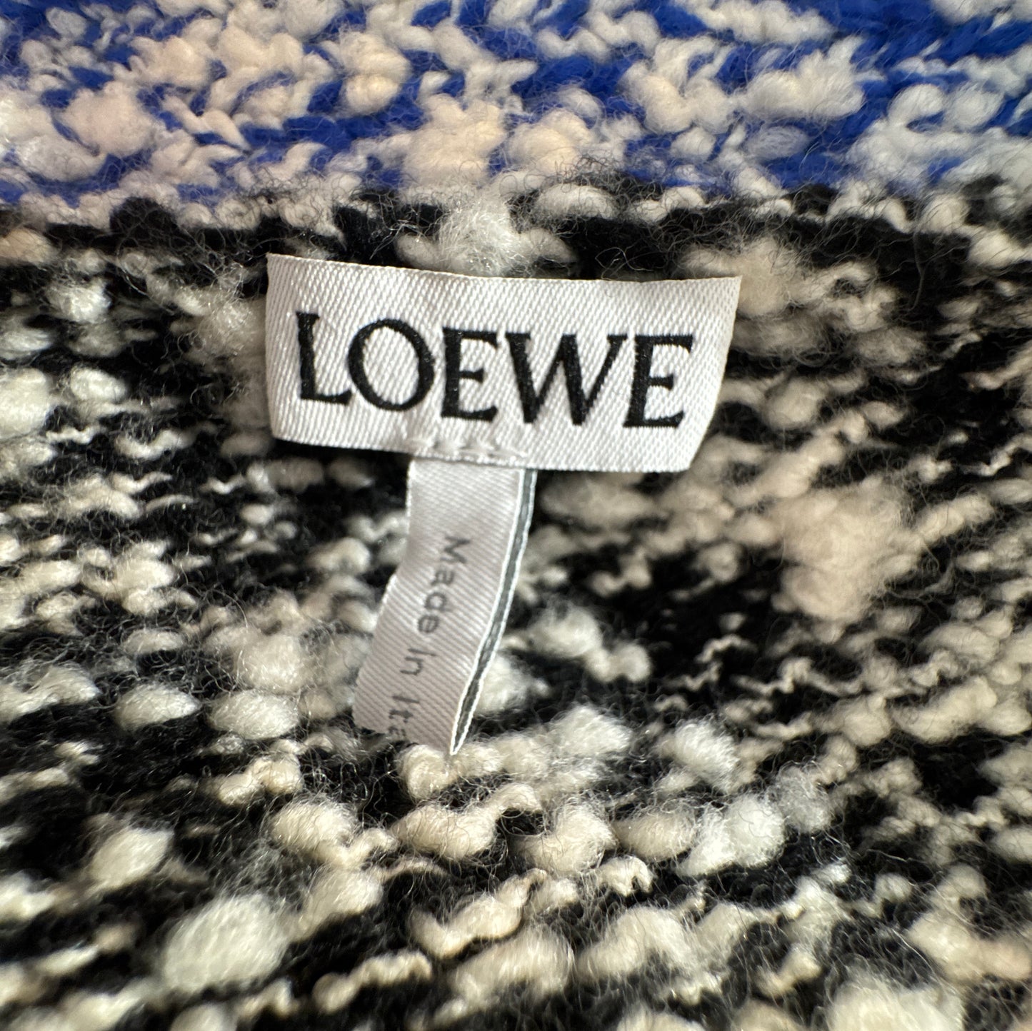 Loewe Oversized Cardigan – Jacquard-Strick, Gr. L