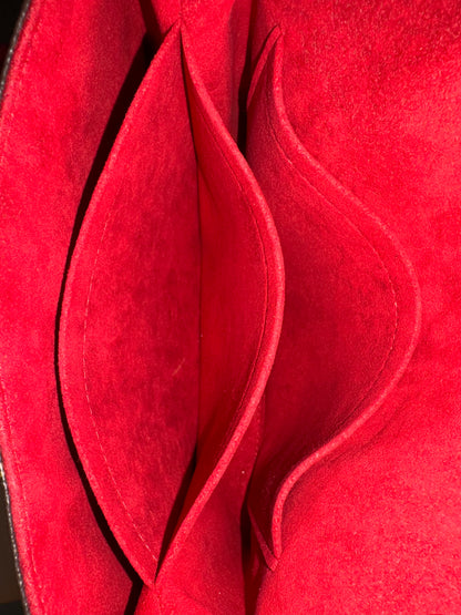 Louis Vuitton Saint Michel Monogram & Epi Leder Coquelicot
