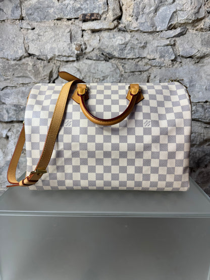 Louis Vuitton Speedy Bandoulière 35 Damier Azur