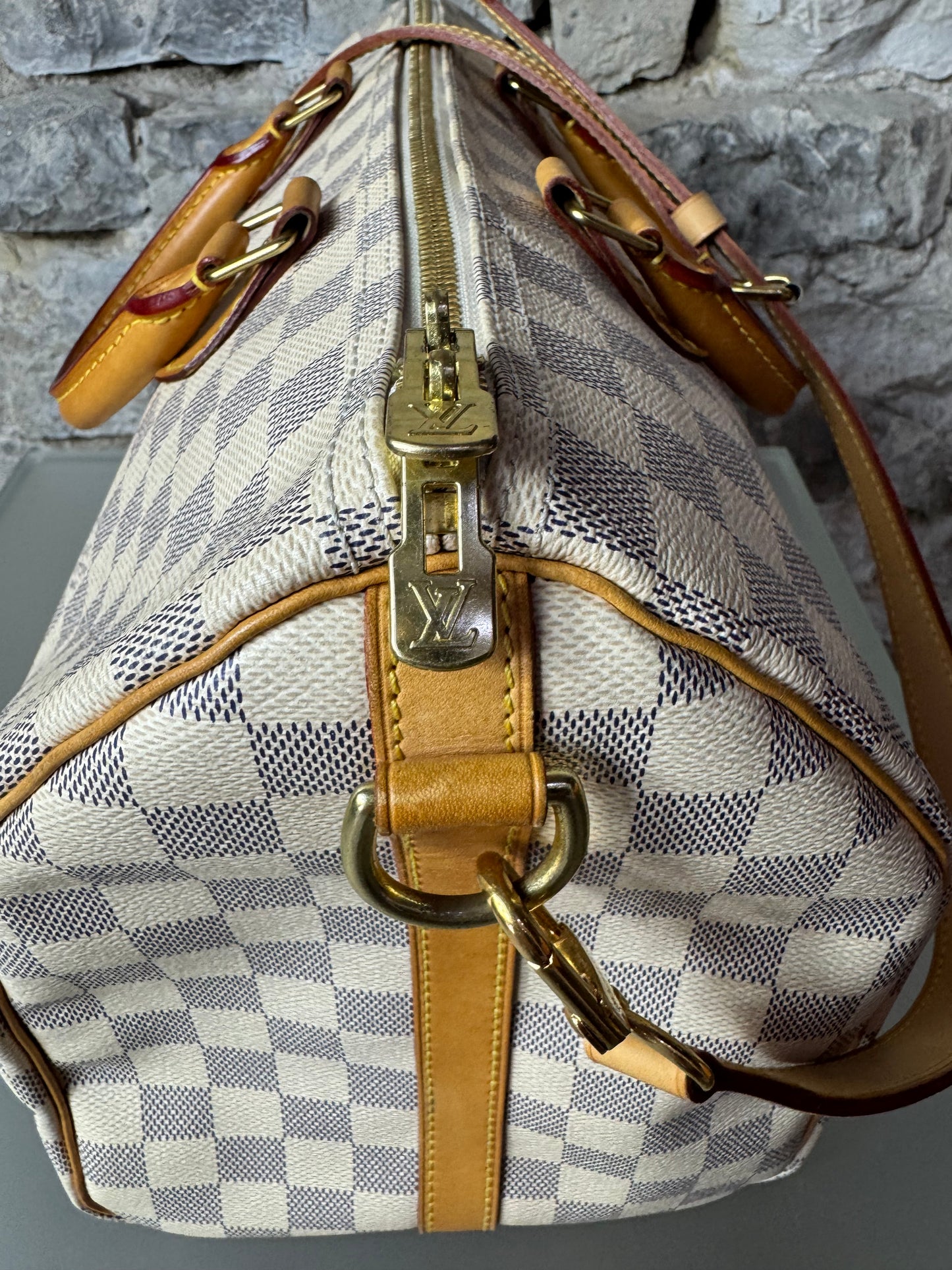 Louis Vuitton Speedy Bandoulière 35 Damier Azur