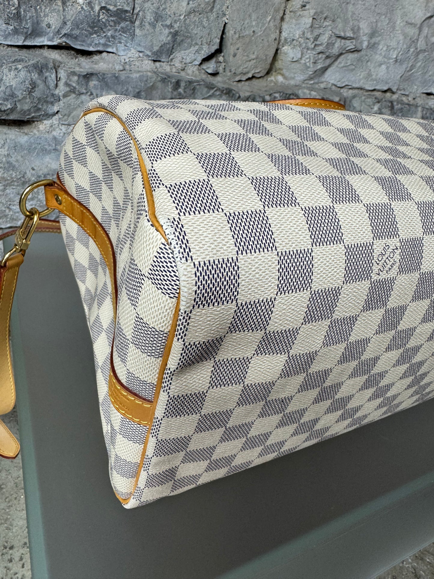 Louis Vuitton Speedy Bandoulière 35 Damier Azur