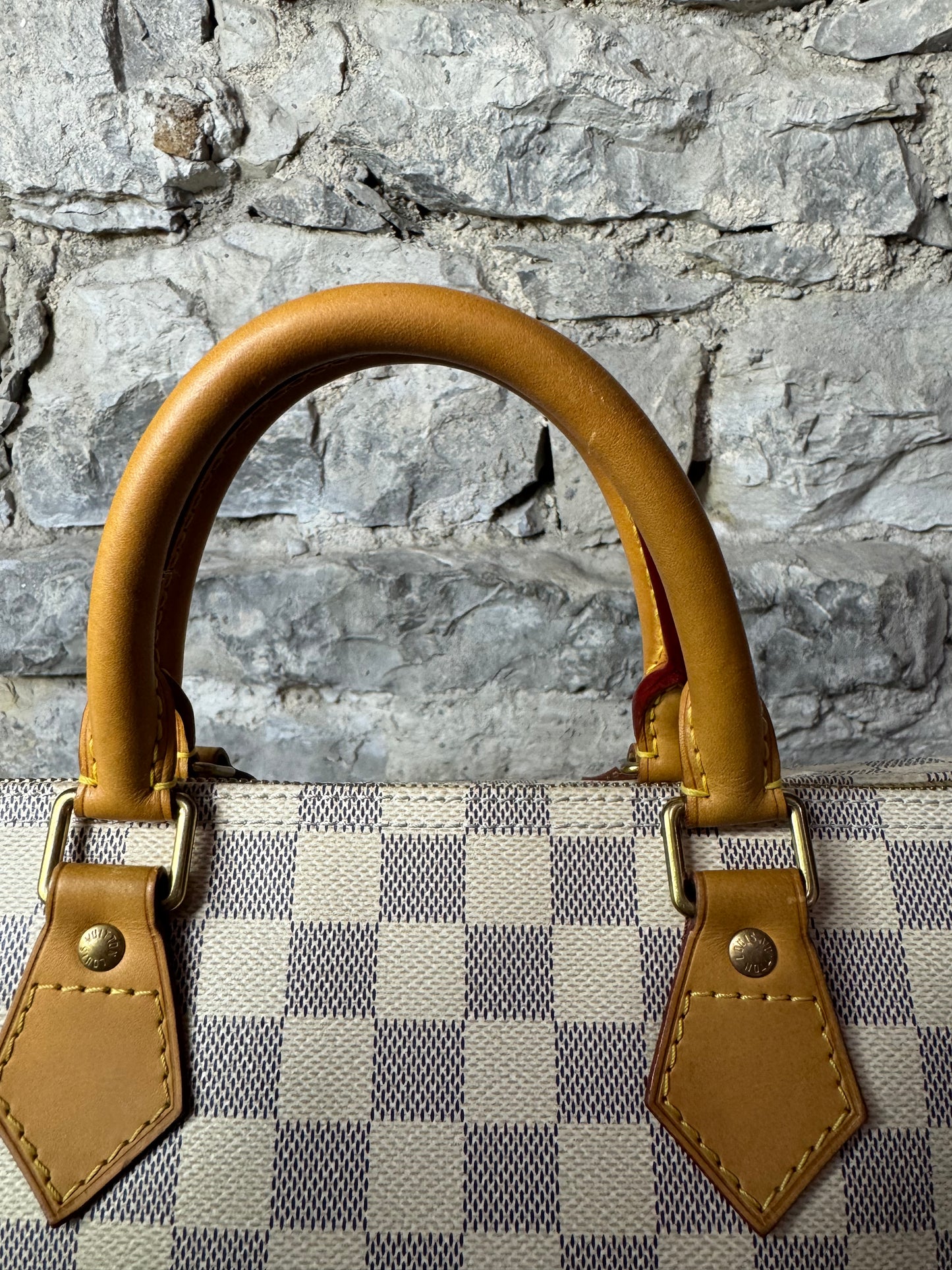 Louis Vuitton Speedy Bandoulière 35 Damier Azur