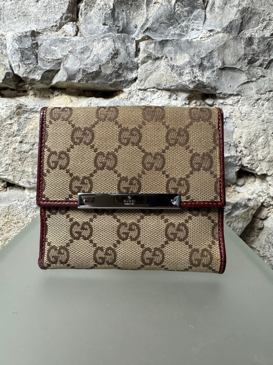 Gucci Vintage GG Canvas Geldbeutel