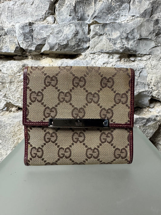 Gucci Vintage GG Canvas Geldbeutel