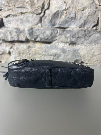 Balenciaga Classic Clutch aus Leder in Schwarz