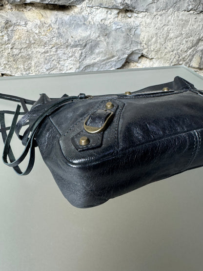 Balenciaga Classic Clutch aus Leder in Schwarz