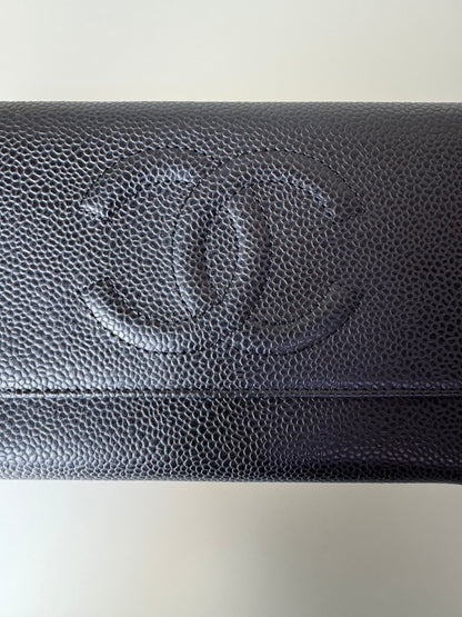 CHANEL Caviar-Leder Geldbeutel