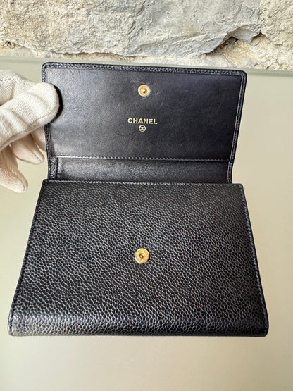 CHANEL Caviar-Leder Geldbeutel