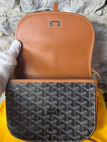 Goyard Belvédère PM Tasche Schwarz / Braun
