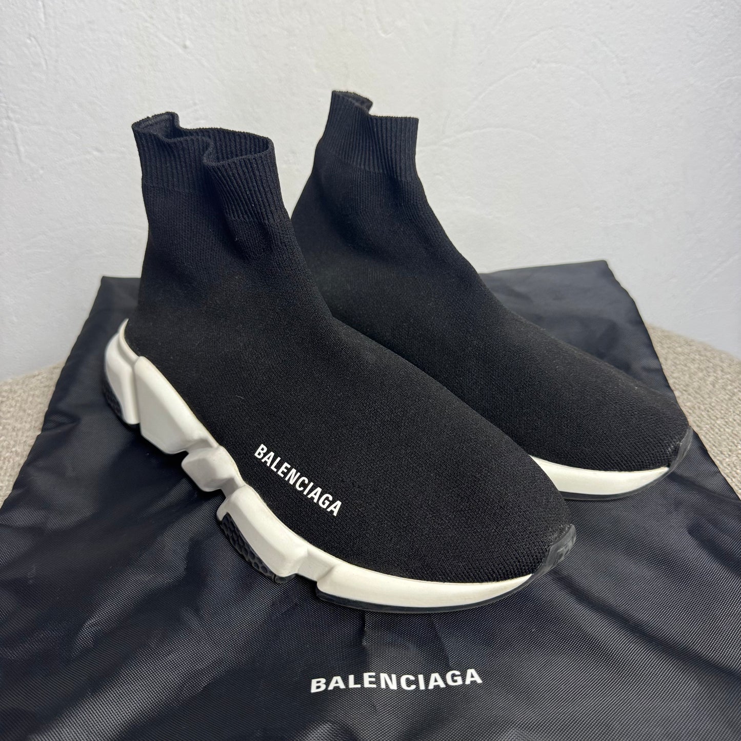 Balenciaga Speed Trainer Schwarz/Weiß – Größe 39