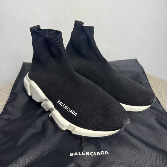 Balenciaga Speed Trainer Schwarz/Weiß – Größe 39