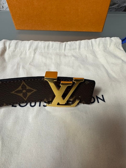Louis Vuitton LV Initiales Wendegürtel 80 cm Monogram