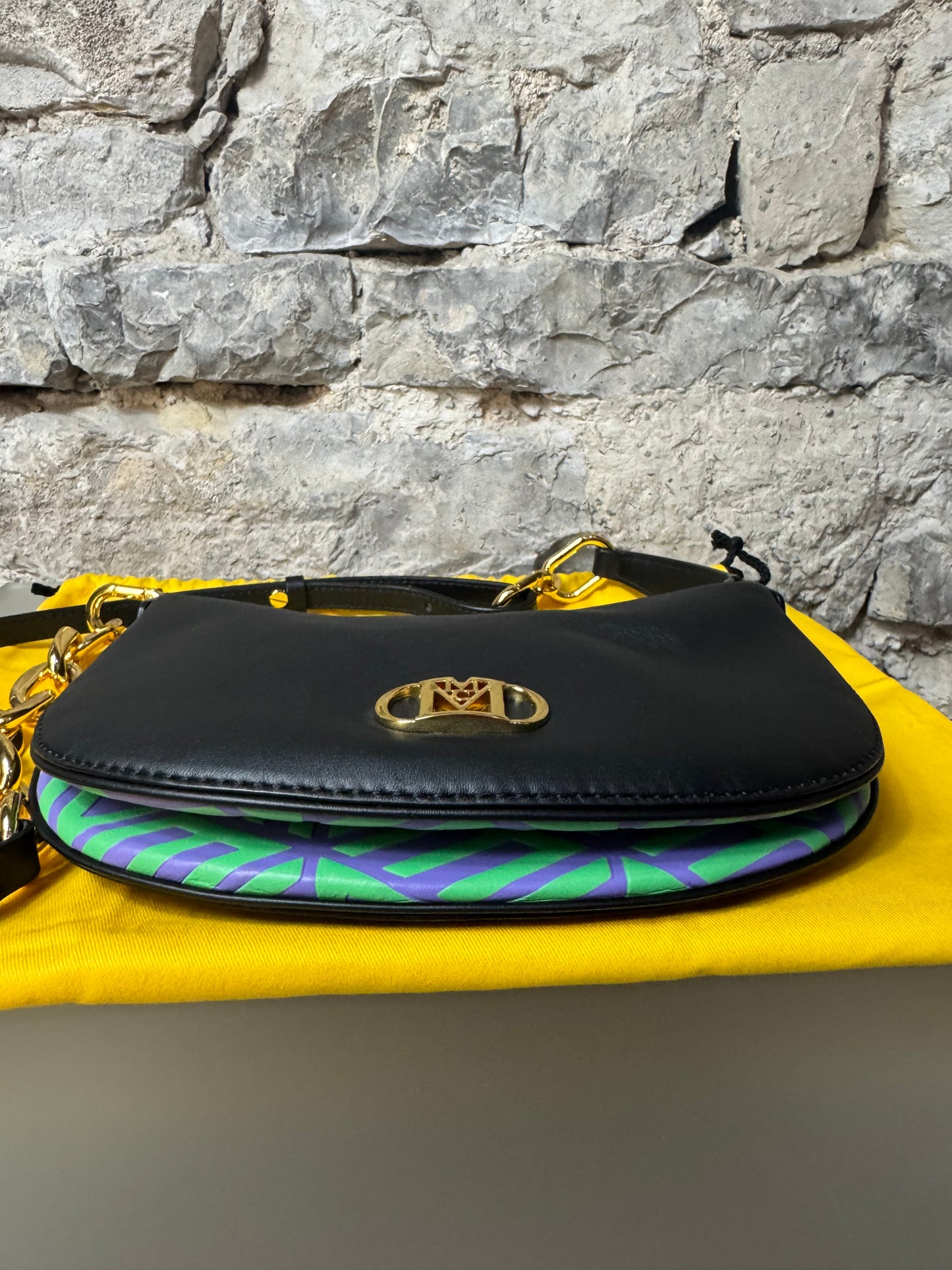 MCM Mini Travia Schultasche Schwarz