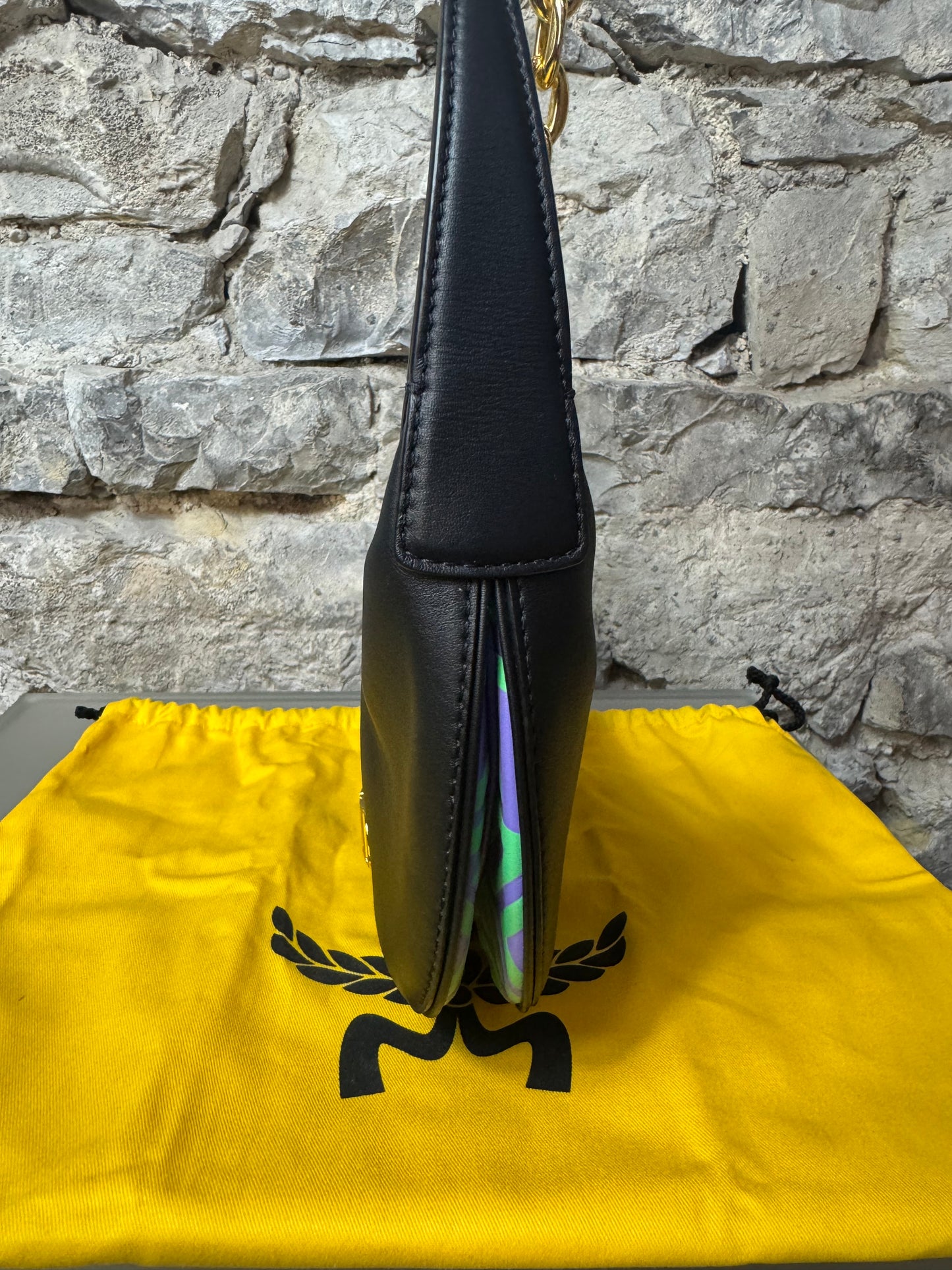 MCM Mini Travia Schultasche Schwarz