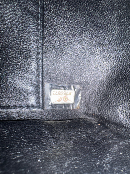 Chanel Vintage CC Chain Shoulder Bag Schwarz