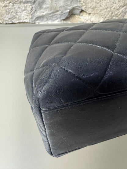 Chanel Vintage CC Chain Shoulder Bag Schwarz