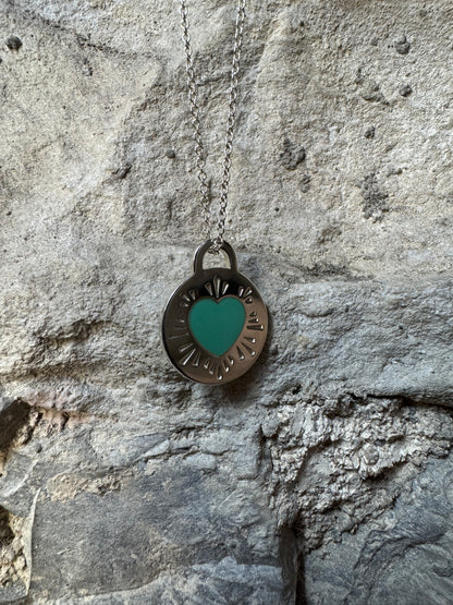Tiffany Halskette Blue Hearth