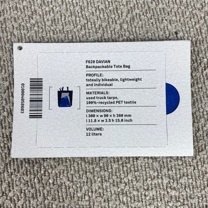 FREITAG F620 DAVIAN Tote Bag – Blau/Grau/Schwarz