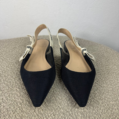 Dior J’Adior Slingback Ballerinas Schwarz – Größe 39