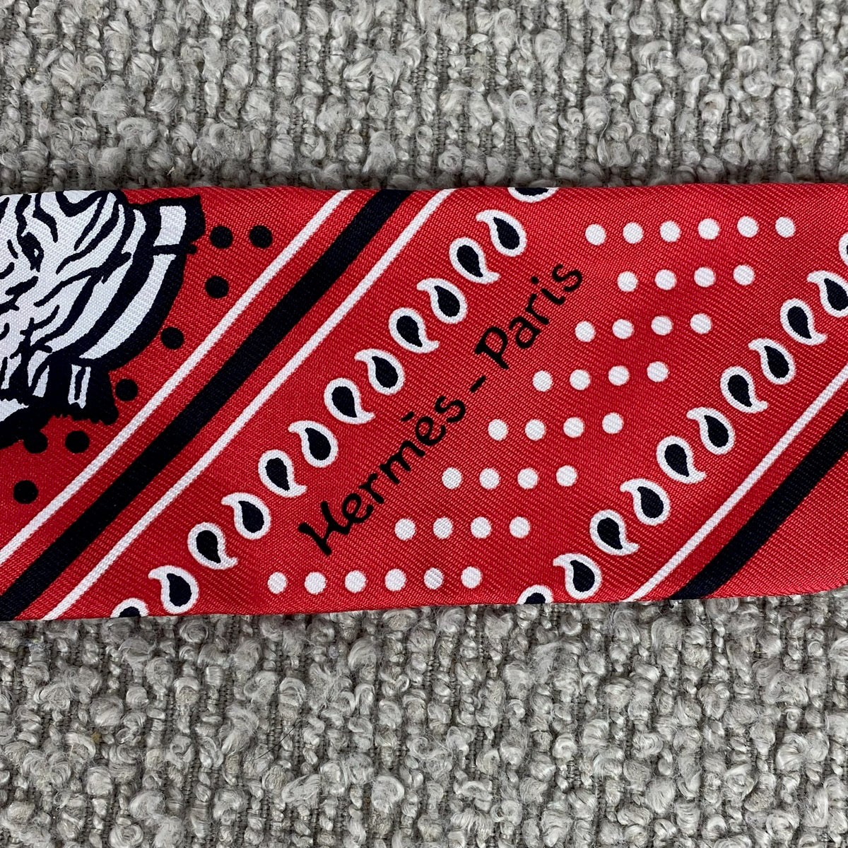 Hermès Zebra Twilly – Rot