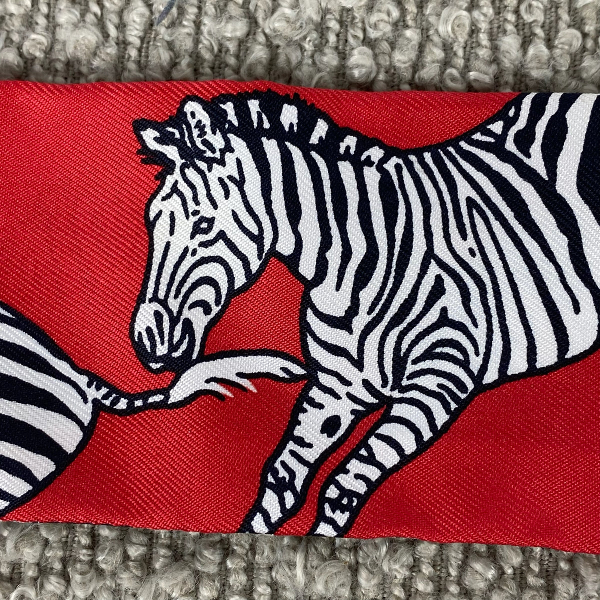 Hermès Zebra Twilly – Rot