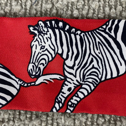 Hermès Zebra Twilly – Rot