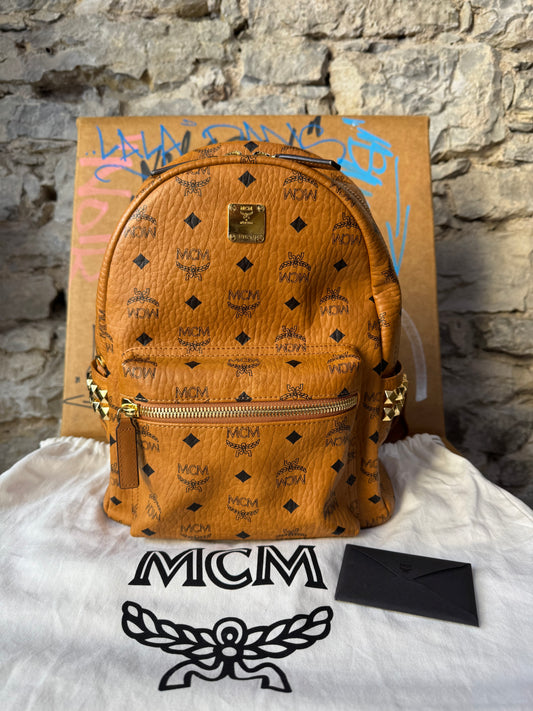 MCM Rucksack STARK Cognac Visetos