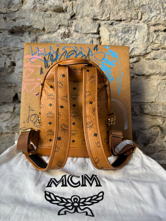 MCM Rucksack STARK Cognac Visetos