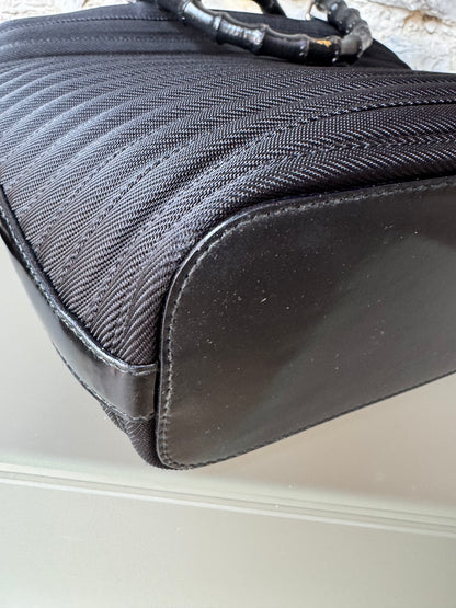 Gucci Bamboo Bullet Handtasche – Schwarz