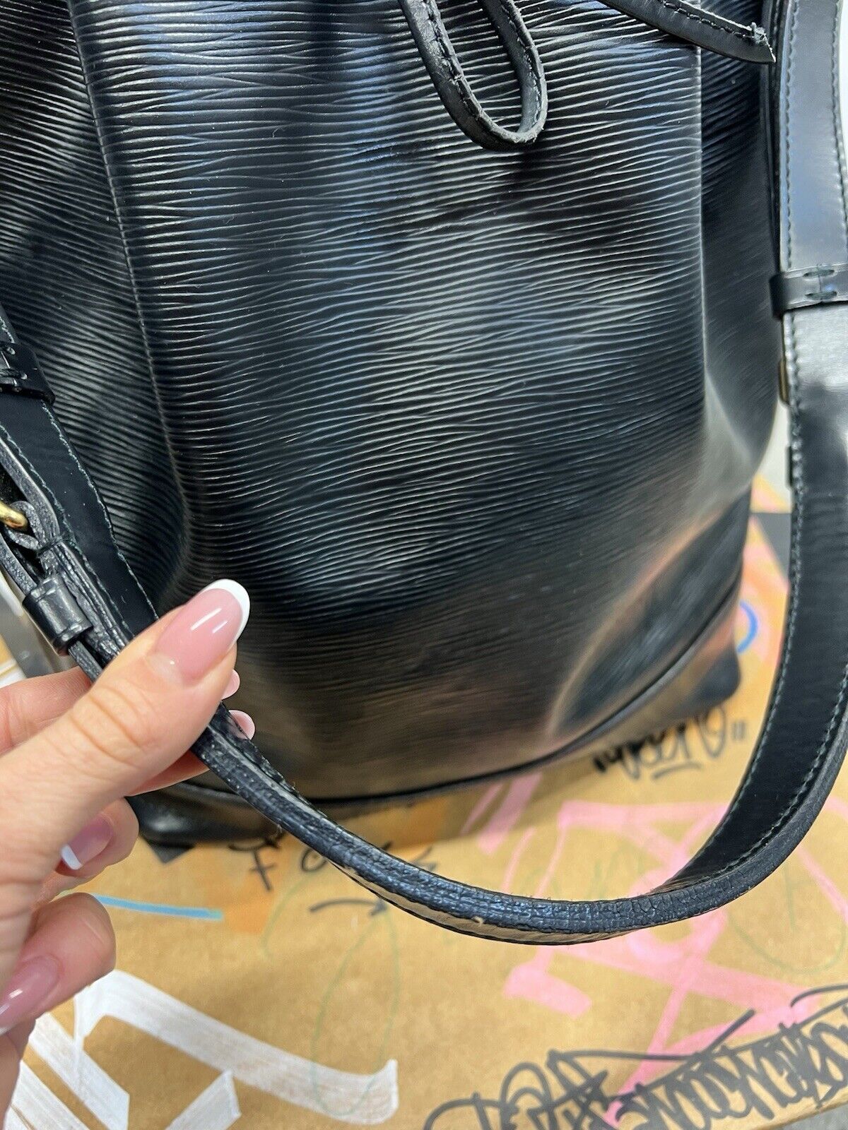 Louis Vuitton Sac Noe Grande Epi Leder