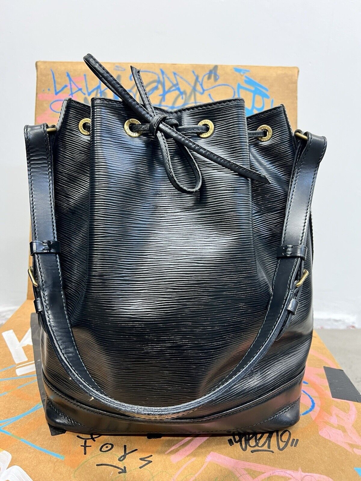 Louis Vuitton Sac Noe Grande Epi Leder