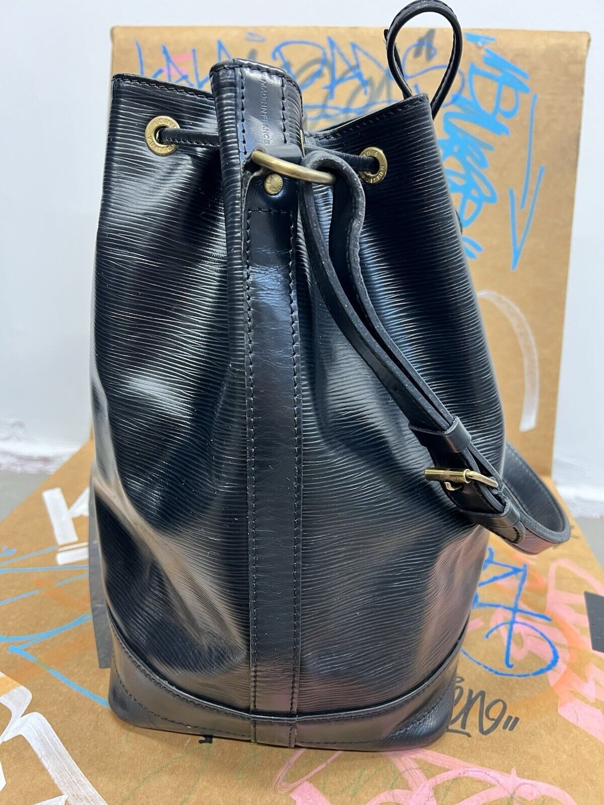 Louis Vuitton Sac Noe Grande Epi Leder