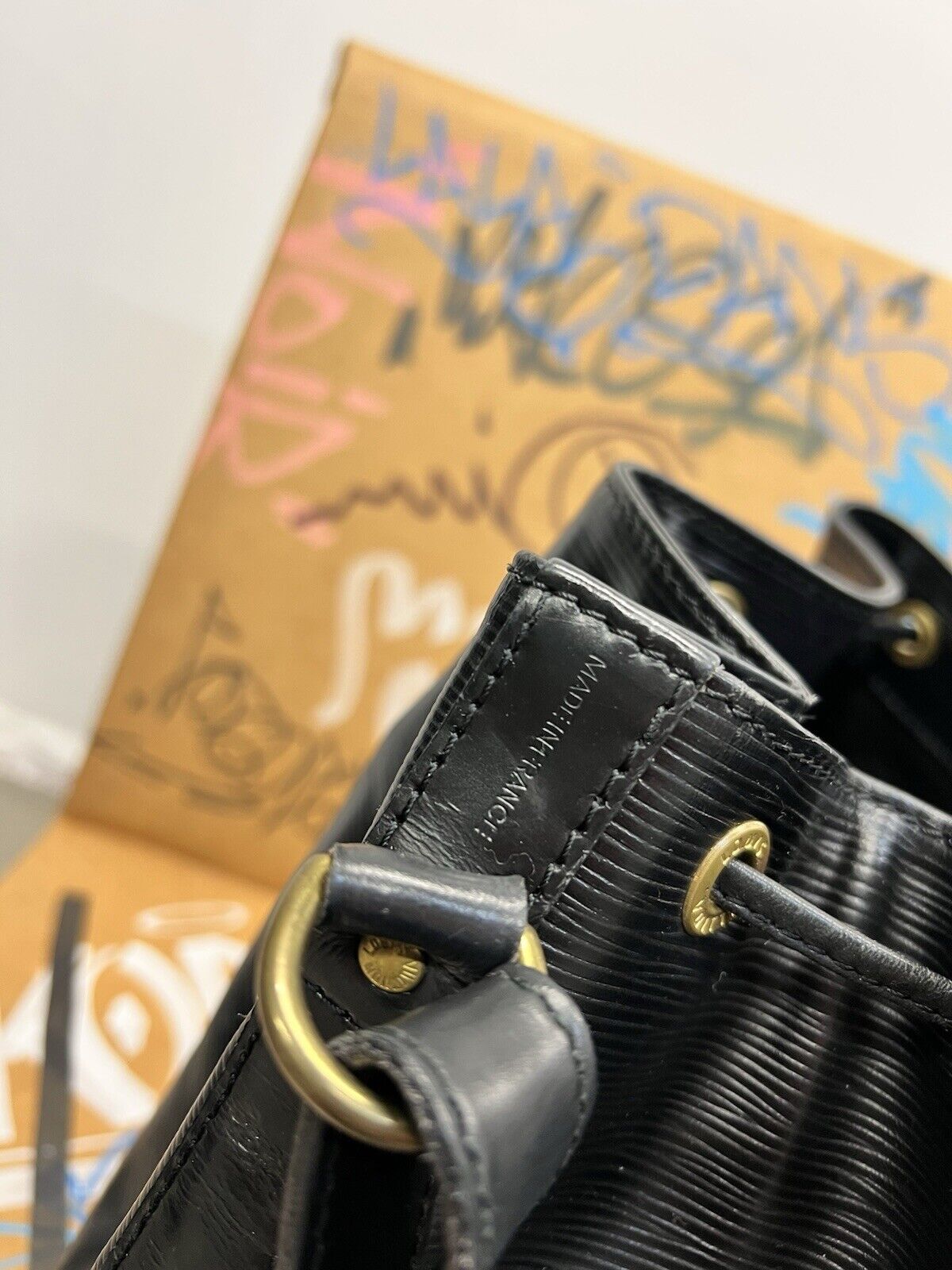 Louis Vuitton Sac Noe Grande Epi Leder