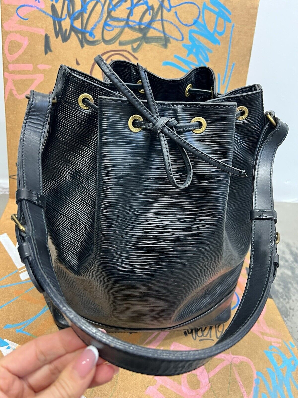 Louis Vuitton Sac Noe Grande Epi Leder