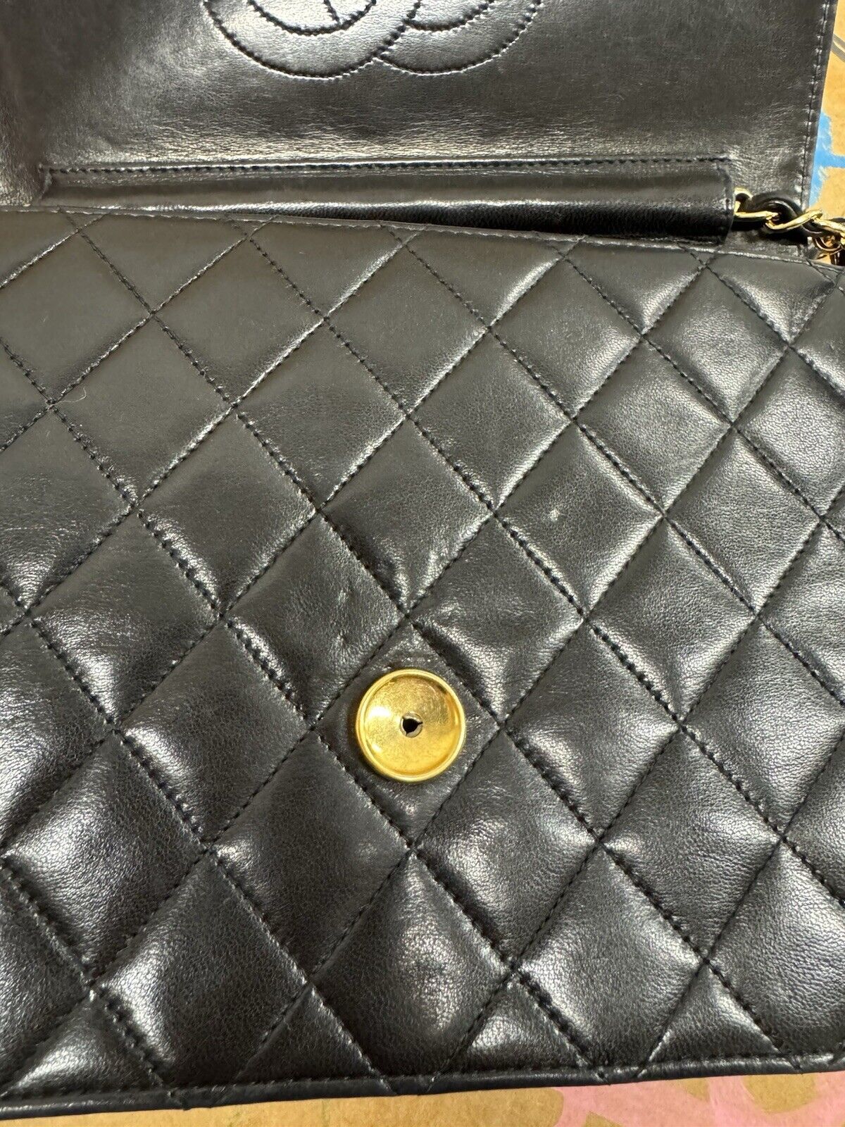 Chanel Handtasche Schultertasche Leder Classic Flap Bag Timeless
