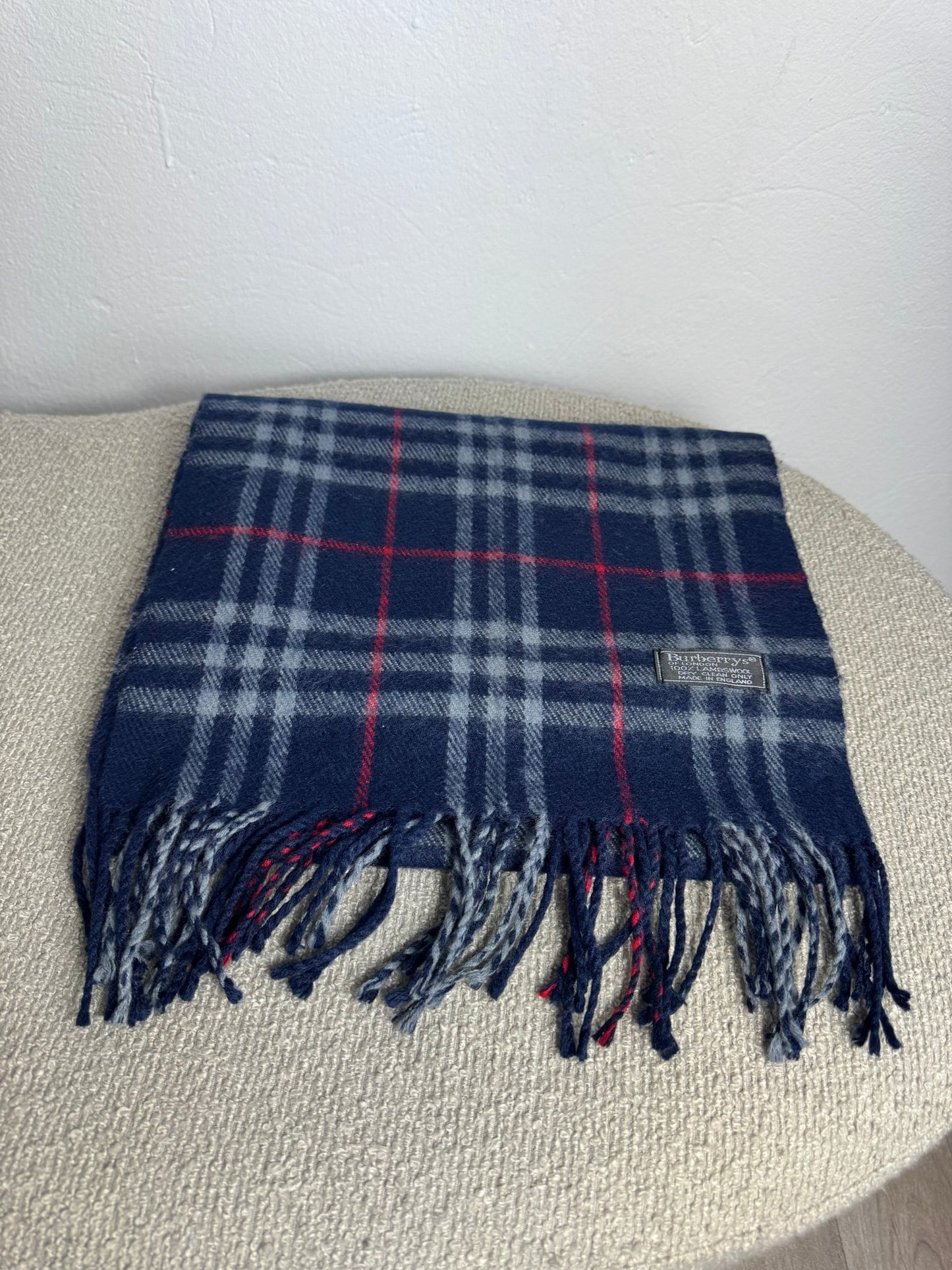 Burberry Nova Check Schal – Lammwolle - BagAffair