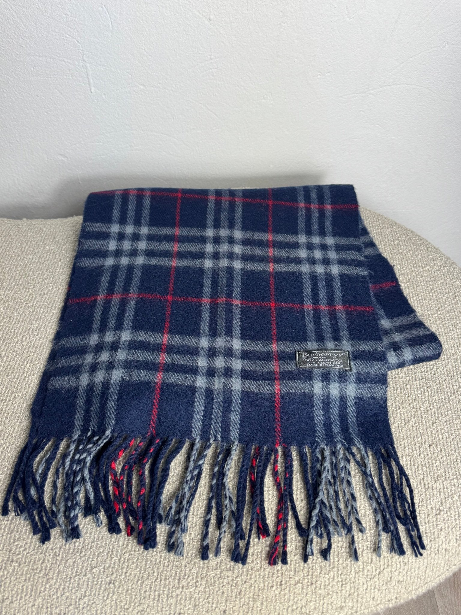 Burberry Nova Check Schal – Lammwolle - BagAffair
