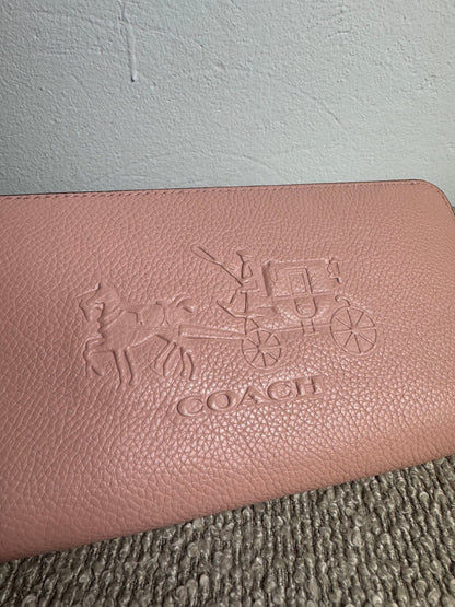 Coach Zip Around Geldbeutel – Rosa - BagAffair