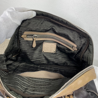 Prada Ombré Tasche – Braun / Schwarz