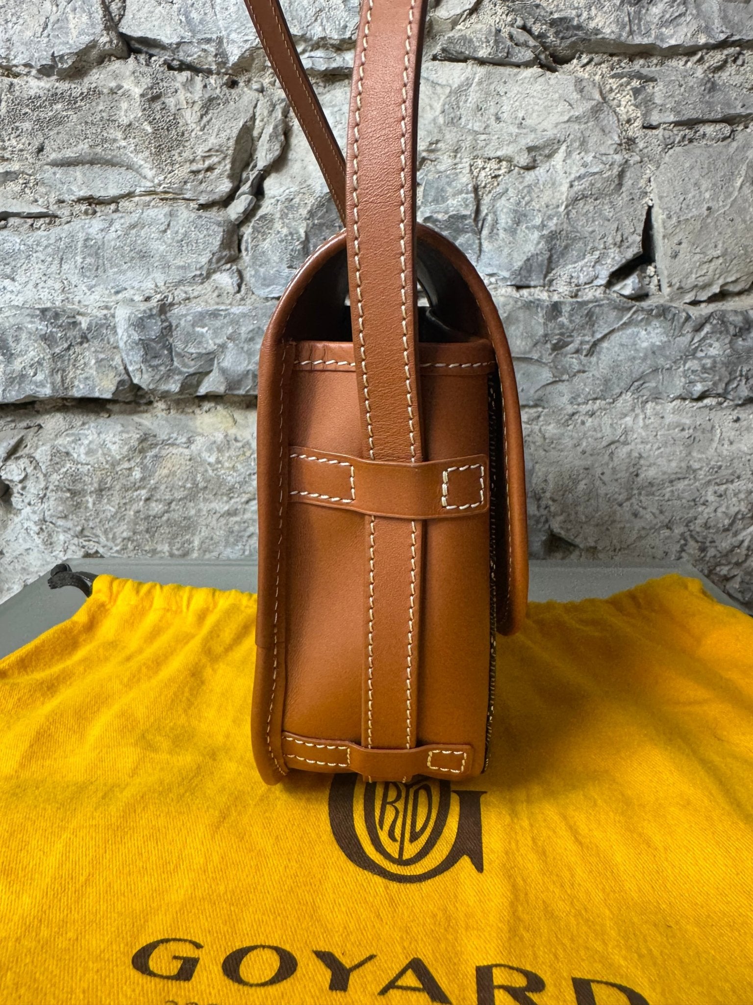 Goyard Belvédère PM Tasche Schwarz / Braun - BagAffair