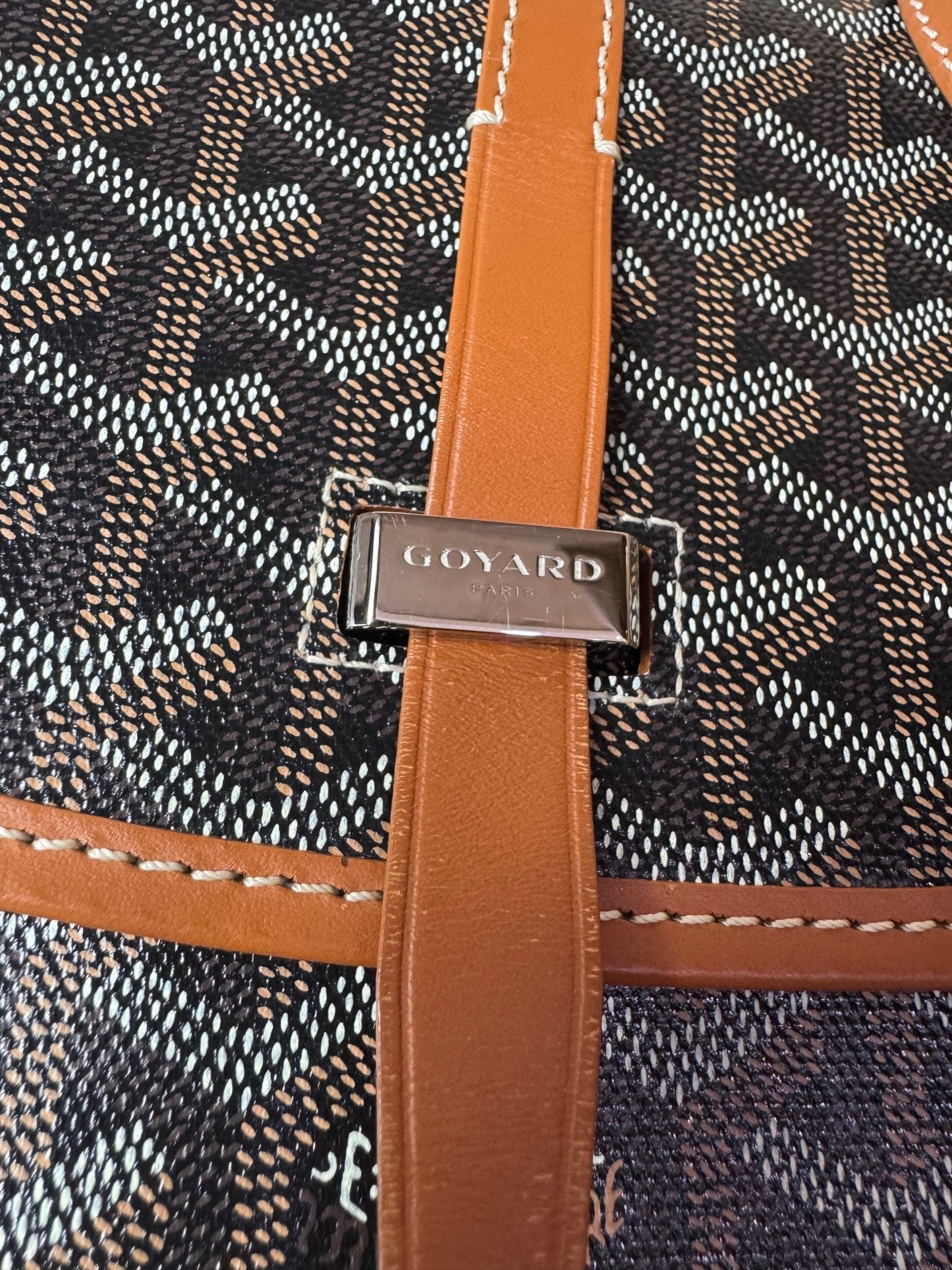 Goyard Belvédère PM Tasche Schwarz / Braun - BagAffair