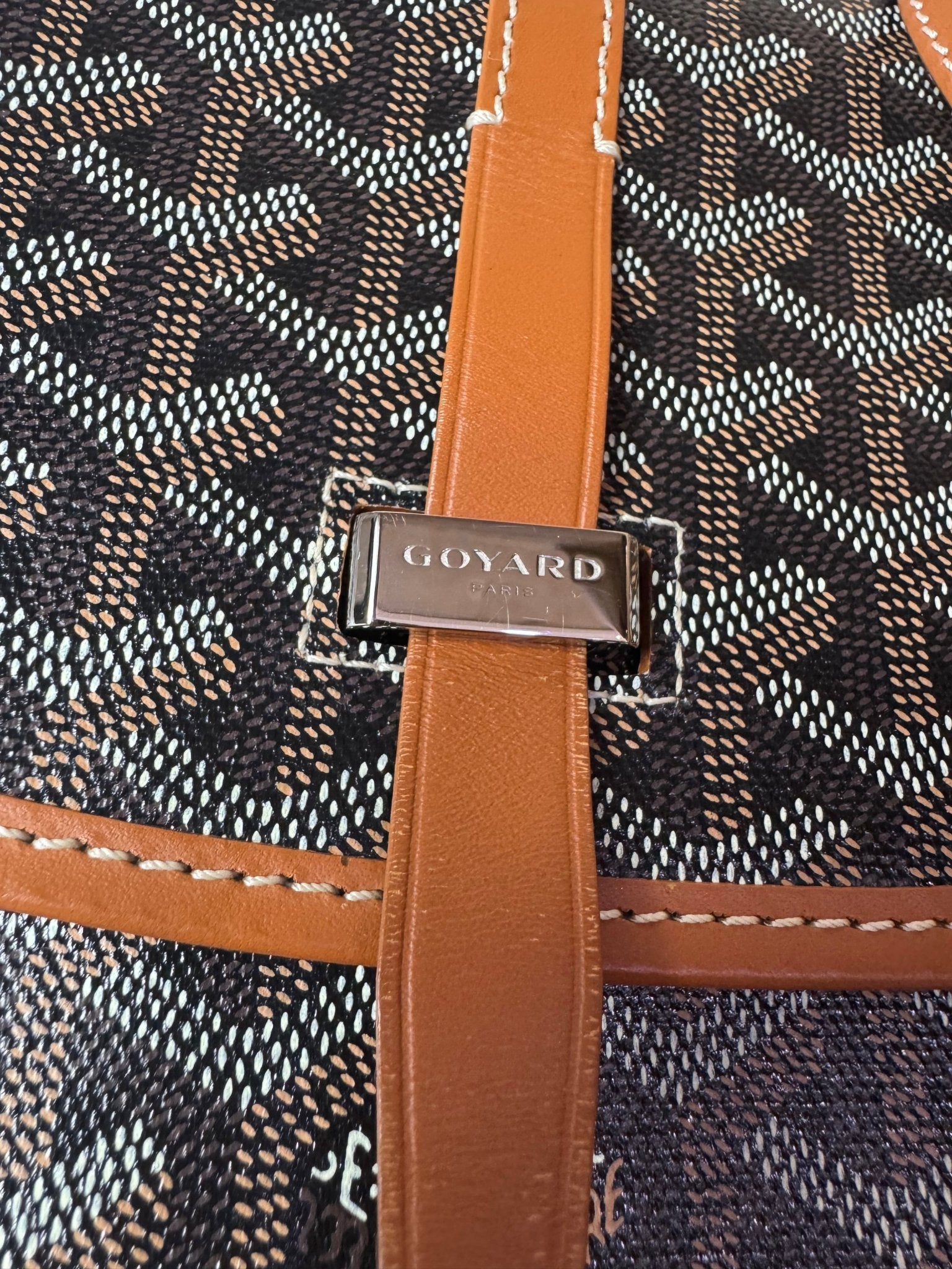 Goyard Belvédère PM Tasche Schwarz / Braun - BagAffair