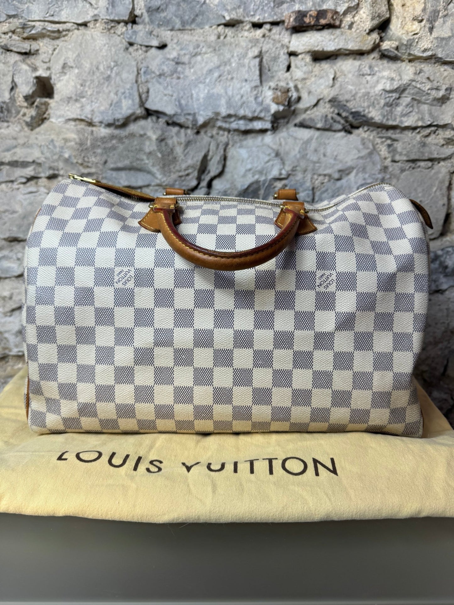 Louis Vuitton Speedy 35 Damier Azur - BagAffair