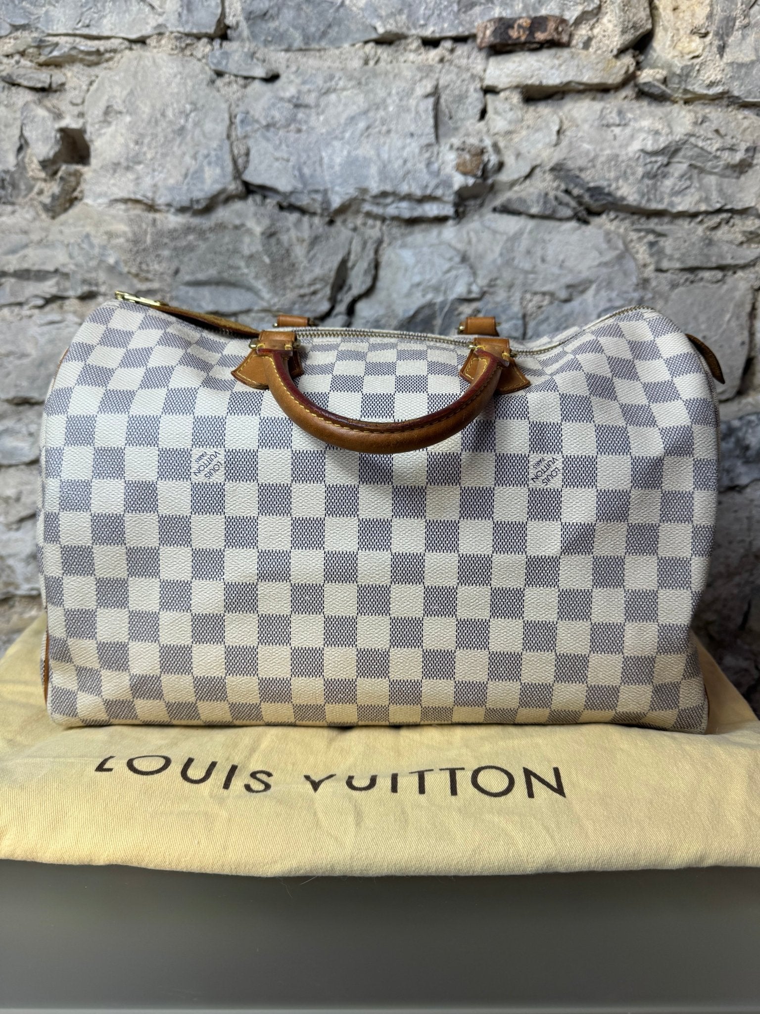Louis Vuitton Speedy 35 Damier Azur - BagAffair