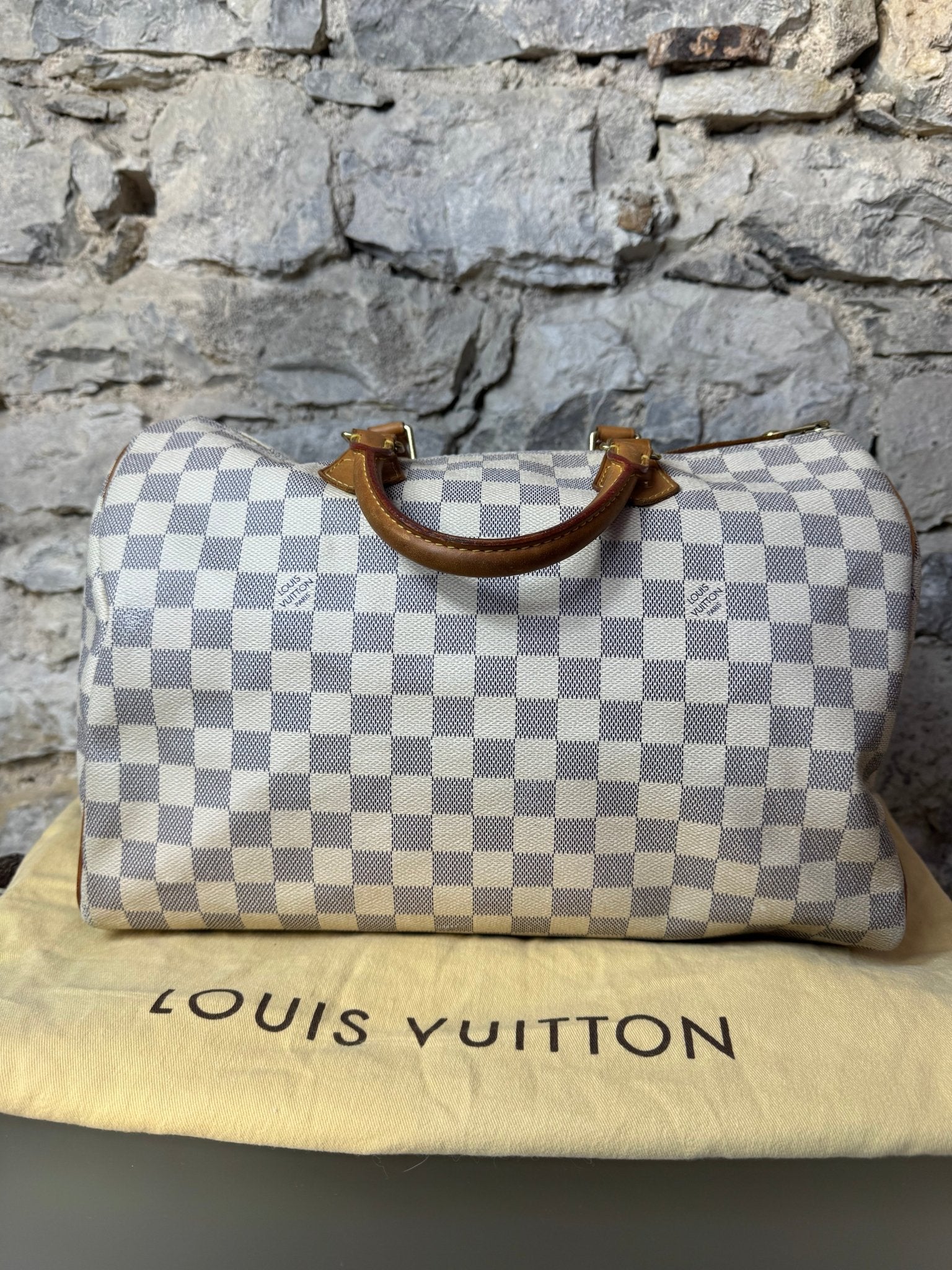 Louis Vuitton Speedy 35 Damier Azur - BagAffair