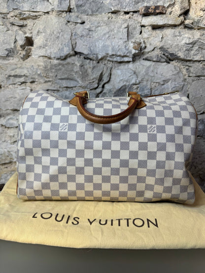 Louis Vuitton Speedy 35 Damier Azur - BagAffair