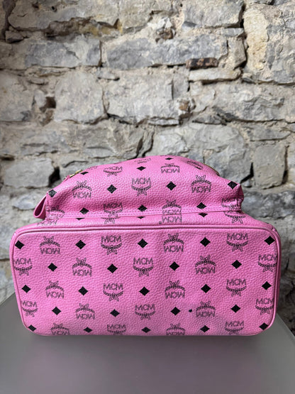 MCM Stark Rucksack – Pink (Groß) - BagAffair