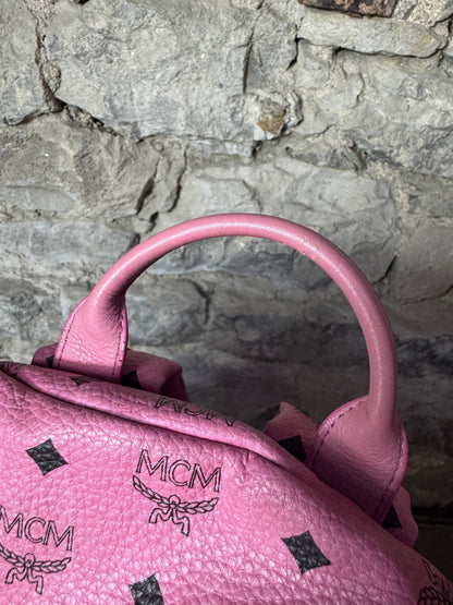 MCM Stark Rucksack – Pink (Groß) - BagAffair