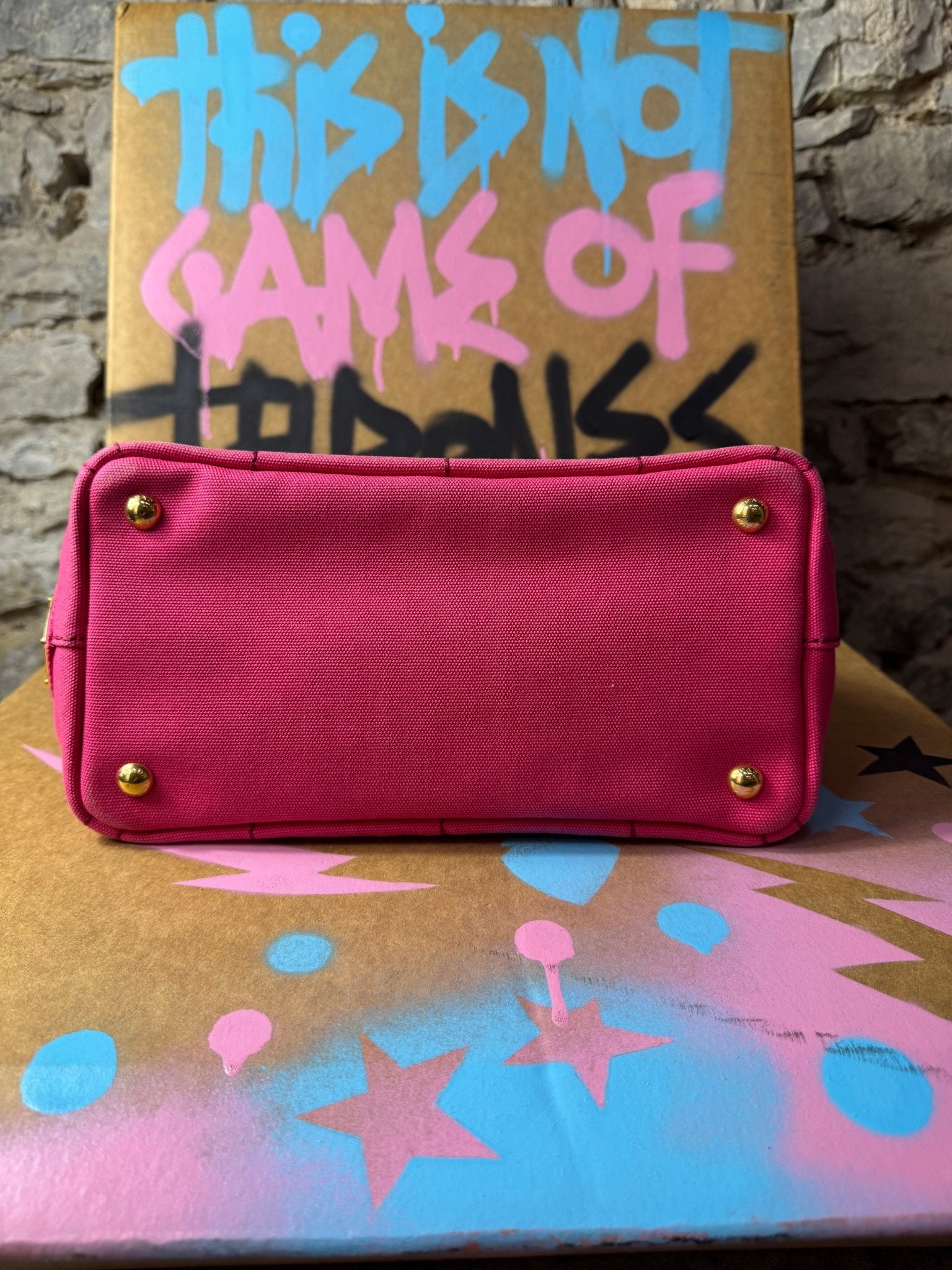 PRADA Canapa 2way shoulder tote bag - BagAffair