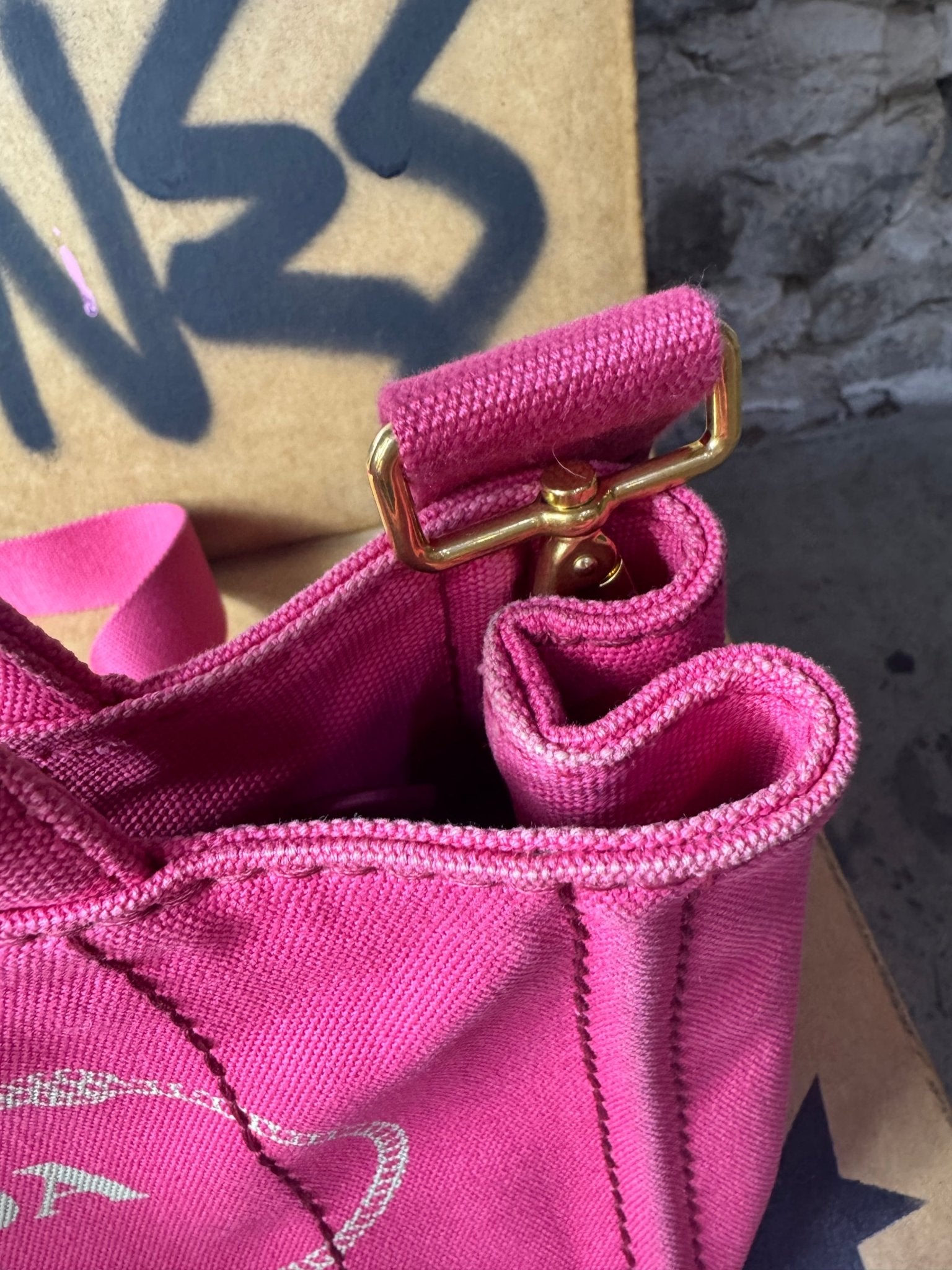 PRADA Canapa 2way shoulder tote bag - BagAffair